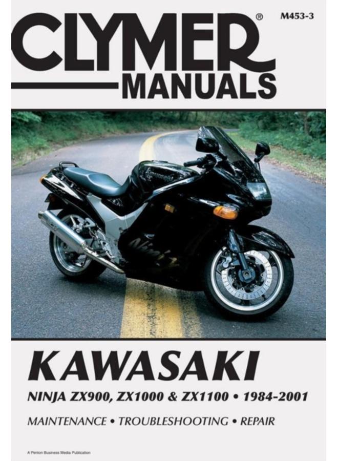 Kawasaki Ninja ZX900, ZX1000 & ZX1100 Motorcycle (1984-2001) Service Repair Manual