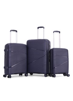 SONADA Sonada Trolley Bags 3 PCS Set Hardside Suitcase,Blue  - Image 1