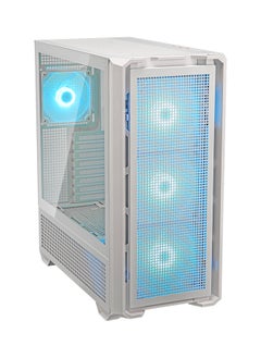 Cougar Cougar MX600 RGB ATX Full Tower PC Case, Up to 360MM Radiator & 400MM Graphics Card Support, 4*ARGB Pre-Installed Fans, PSU Shroud, USB-C Gen2*1, USB 3.0*2, Audio, RGB Button, White | 3857C90.0002  - Image 2