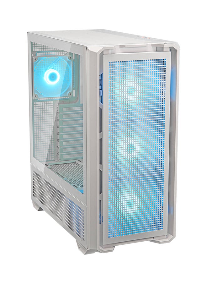 Cougar Cougar MX600 RGB ATX Full Tower PC Case, Up to 360MM Radiator & 400MM Graphics Card Support, 4*ARGB Pre-Installed Fans, PSU Shroud, USB-C Gen2*1, USB 3.0*2, Audio, RGB Button, White | 3857C90.0002  - Image 2