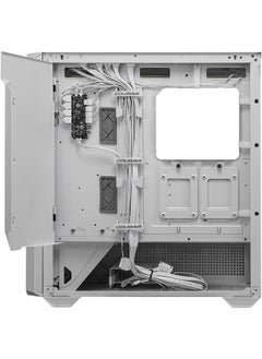 Cougar Cougar MX600 RGB ATX Full Tower PC Case, Up to 360MM Radiator & 400MM Graphics Card Support, 4*ARGB Pre-Installed Fans, PSU Shroud, USB-C Gen2*1, USB 3.0*2, Audio, RGB Button, White | 3857C90.0002  - Image 5