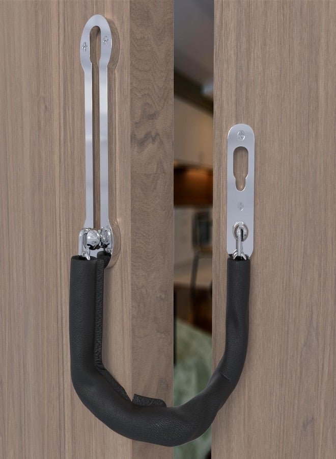 Boniry Door Chain | Chain Lock for Main Door | Premium Heavy Duty Latch | Safety Lock for Kids (Silver) - Image 1