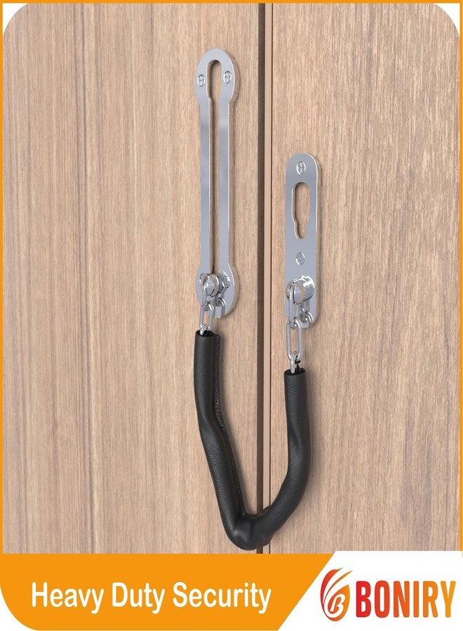 Boniry Door Chain | Chain Lock for Main Door | Premium Heavy Duty Latch | Safety Lock for Kids (Silver) - Image 4