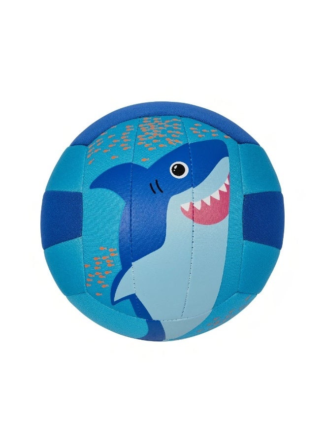 Trishi Coconut Grove Mini Beach Aqua Ball for Kids & Adults – Lightweight Water Ball Toy for Pool, Beach & Outdoor Play, Soft Inflatable Summer Ball for Swimming & Fun Games (FINN THE SHARK) - Image 1