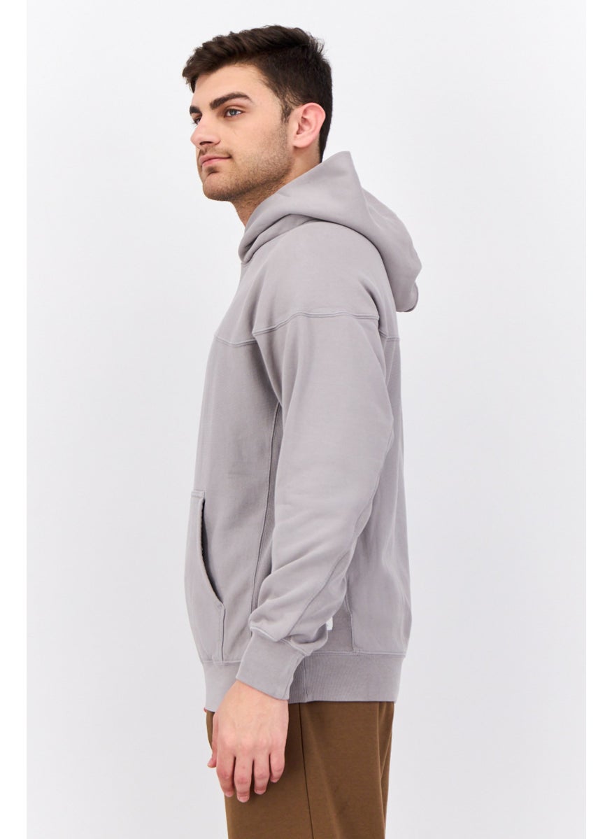 Champion Men Sportswear Fit Long Sleeves Outdoor Sweatshirt, Grey  - Image 2