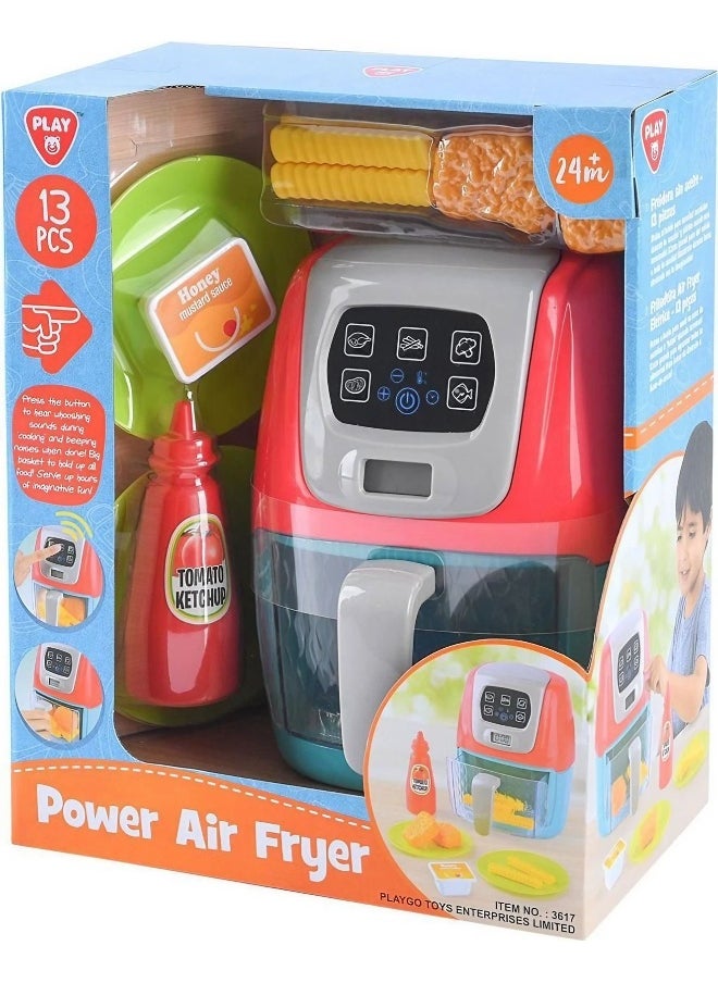 PLAYGO PlayGo Power Air Fryer Kitchen Play Set (13 Pieces)  - Image 1
