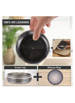 SYOSI Denture Case SYOSI Leak Proof Denture Bath Case Cup Kit for Women  Men with Mirror Strainer Removal Tool and Denture Brush for Travel Cleaning Denture Holder Box Bath Soaking Container  - Image 2