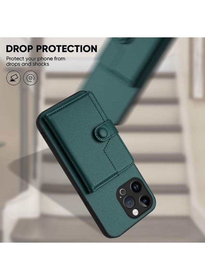 S-TOP Case For iPhone 15 Pro Max Button Card Bag RFID Anti-theft Phone Case - Image 4