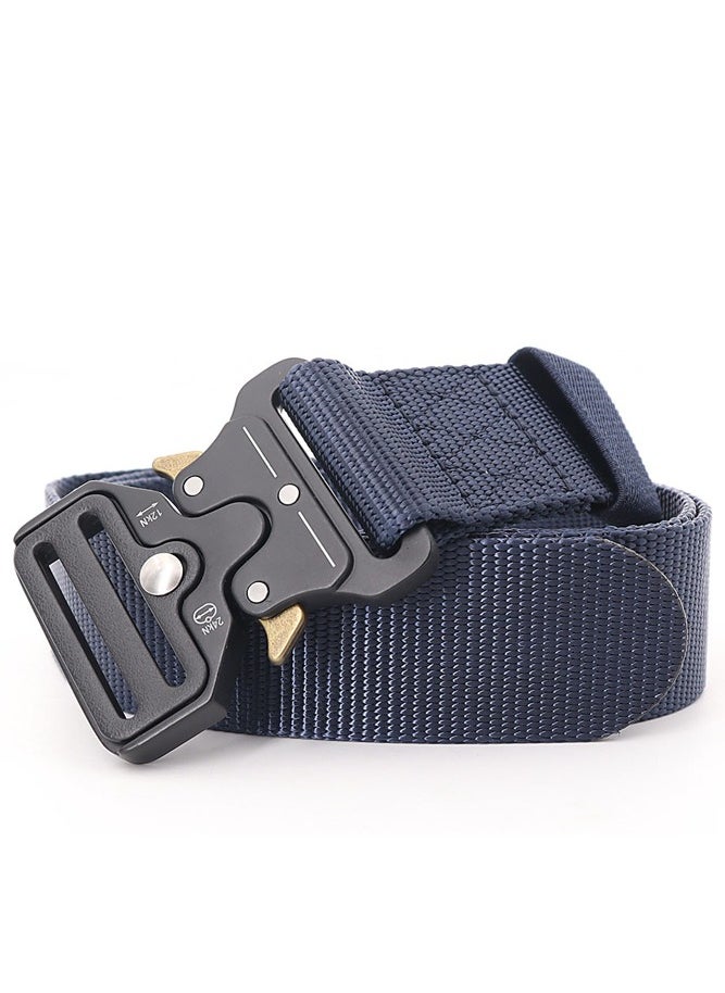 BELLSBERRY Simulation Tactical Waist Belt for Military Fans – Blue  - Image 1
