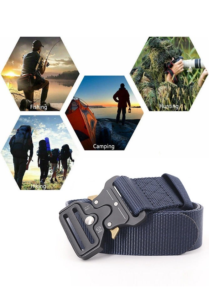 BELLSBERRY Simulation Tactical Waist Belt for Military Fans – Blue  - Image 3
