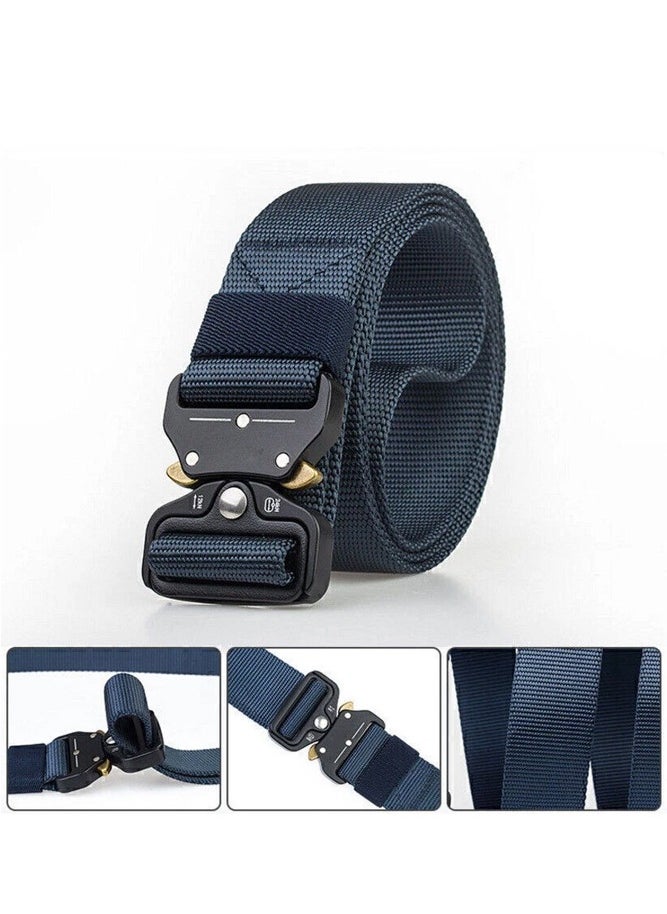 BELLSBERRY Simulation Tactical Waist Belt for Military Fans – Blue  - Image 2
