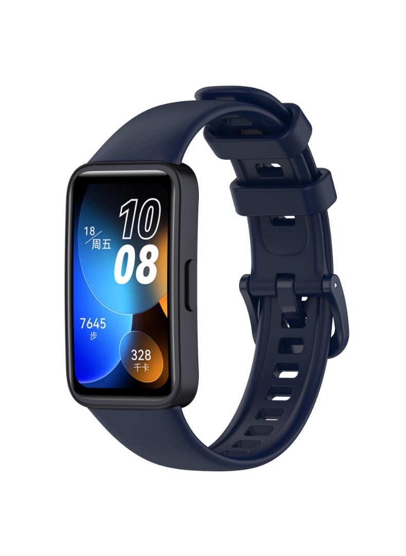 HW 4Pcs Silicone Watchband For Huawei Band 8 Huawei Band 9 Strap SmartWatch WristbandBracelet Wriststrap Sport Replacement  - Image 2