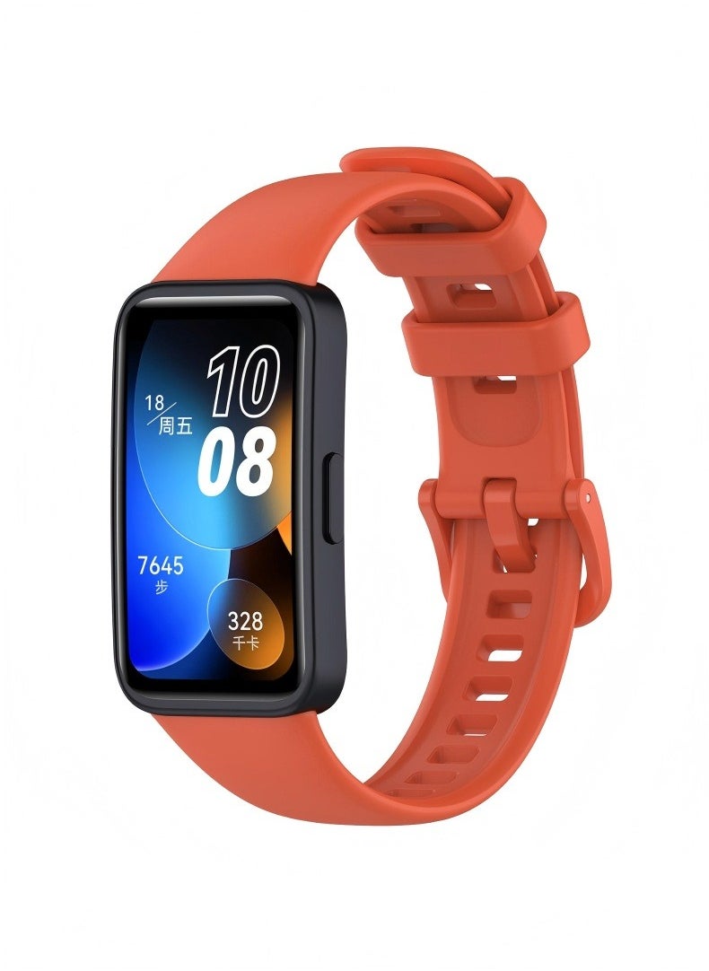 HW 4Pcs Silicone Watchband For Huawei Band 8 Huawei Band 9 Strap SmartWatch WristbandBracelet Wriststrap Sport Replacement  - Image 5
