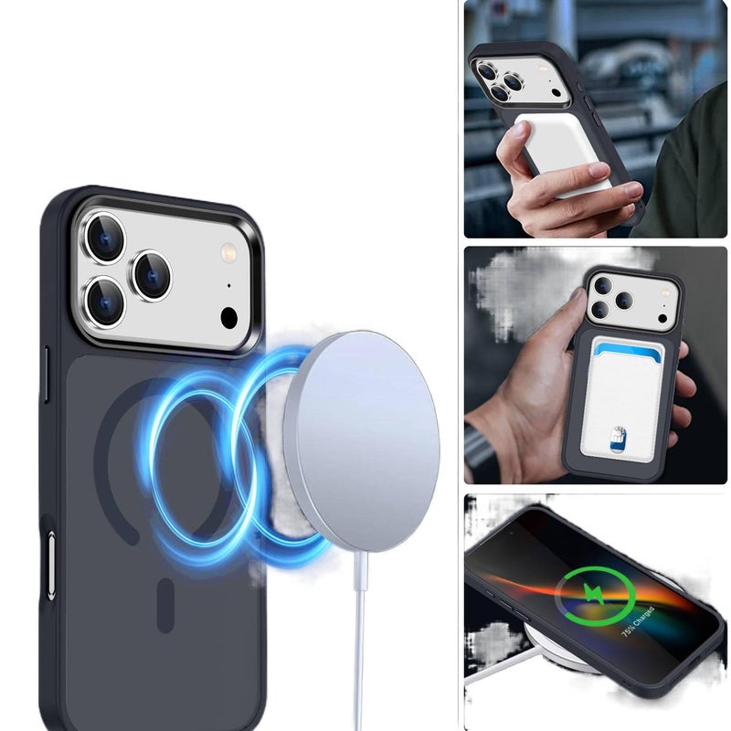 غطاء MagSafe | بنفسجي | حماية من السقوط | مقاوم للصدمات لـ iPhone 16 / 16 Plus / 16 Pro / 16 Pro Max - Image 4