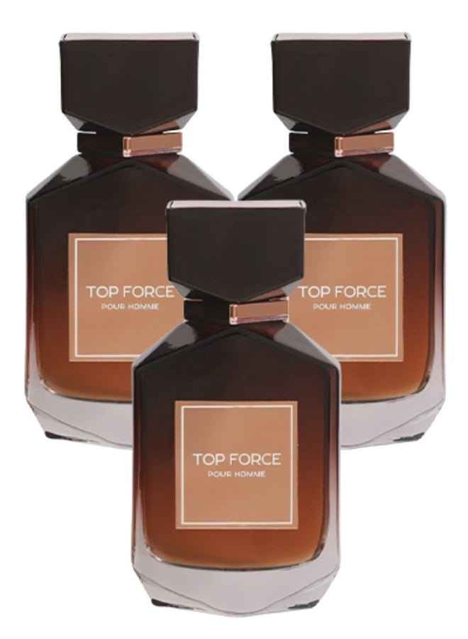 LUXEROM 3 Pieces Top Force Perfume For Men 100ml EDP - Image 1