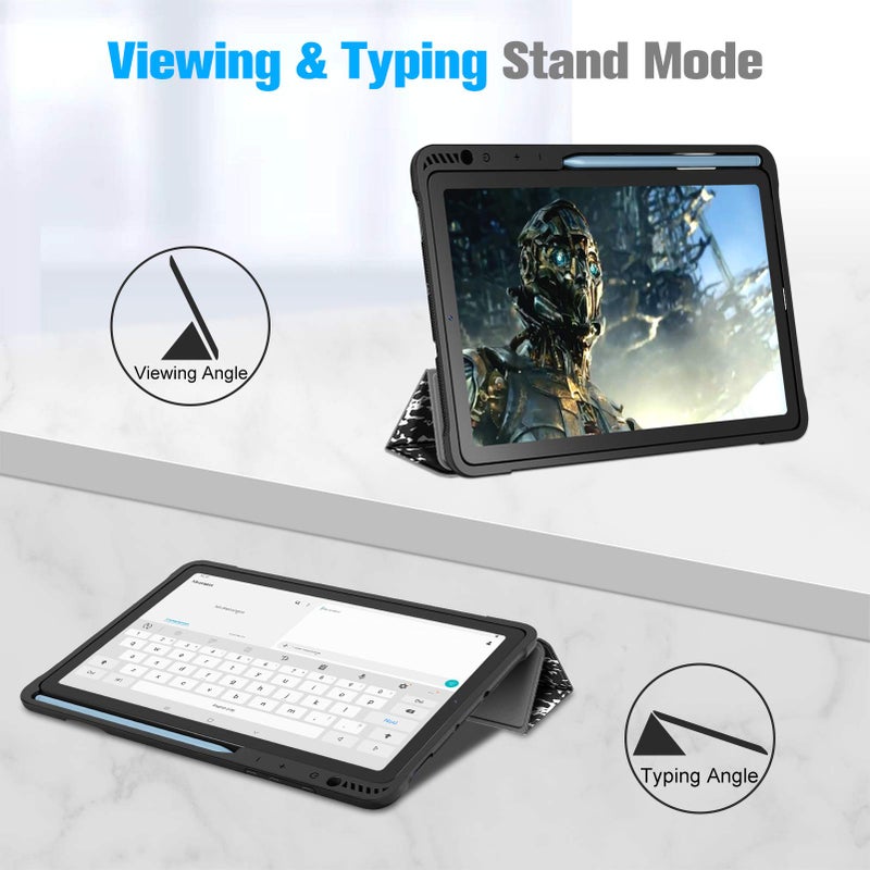 Fintie Slim Case for Samsung Galaxy Tab S6 Lite 10.4 Inch 2024/2022/2020 with Built-in S Pen Holder, Soft TPU Smart Stand Back Cover Auto Wake/Sleep, Composition - Image 5