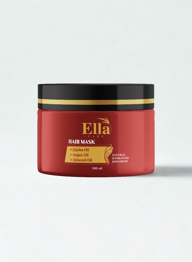 Ella Care Mask with a mixture of natural oils Argan oil, Sesame oil and Jojoba oil from ella care, 50 ml - Image 1