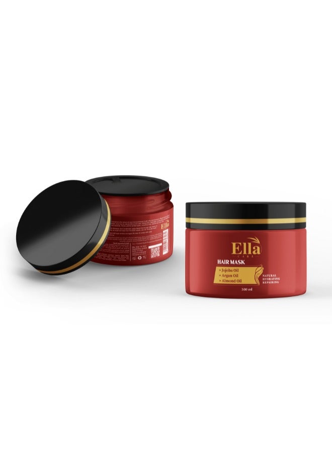 Ella Care Mask with a mixture of natural oils Argan oil, Sesame oil and Jojoba oil from ella care, 50 ml - Image 2