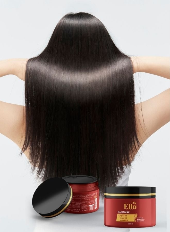 Ella Care Mask with a mixture of natural oils Argan oil, Sesame oil and Jojoba oil from ella care, 50 ml - Image 4