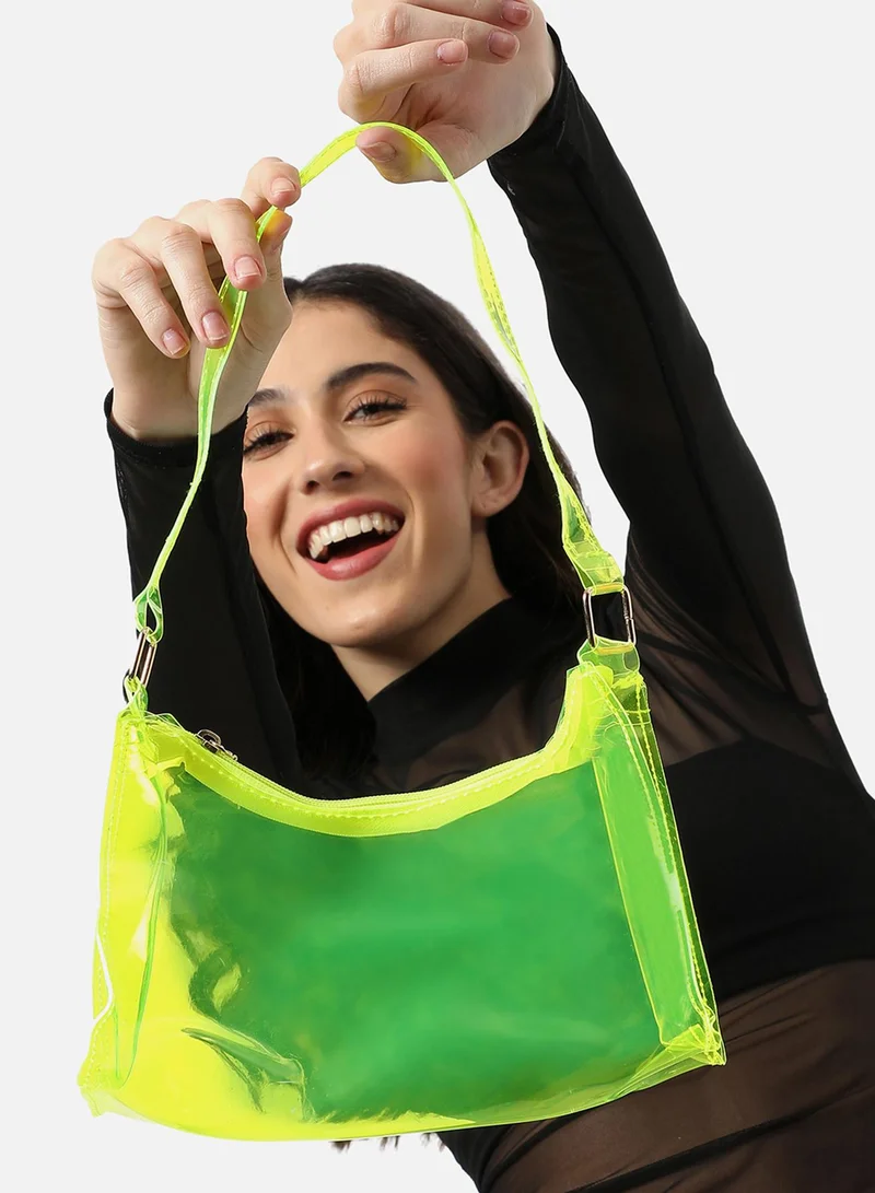 Haute Sauce Eva Neon Green Mini Bag