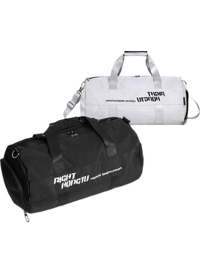YouYou Fitness Bag For Men And Women, Dry And Wet Separation Sports Backpack, Handheld Swim Bag, Large Capacity Swimming Bag 90314Y Black Small Size - Image 3