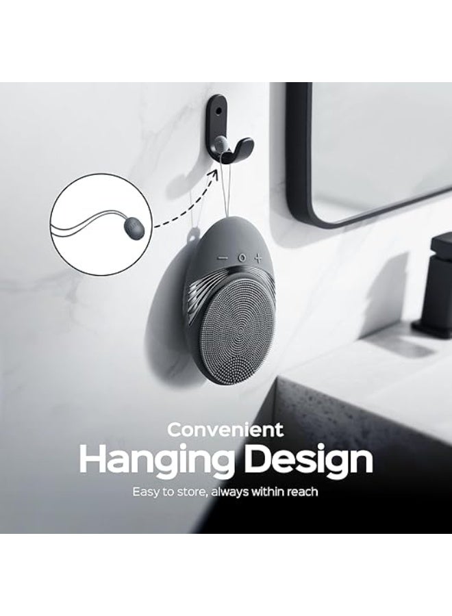 COSLUS Silicone Face Scrubber: Electric Waterproof Face Wash Brush Pore Cleansing Brush - Image 4