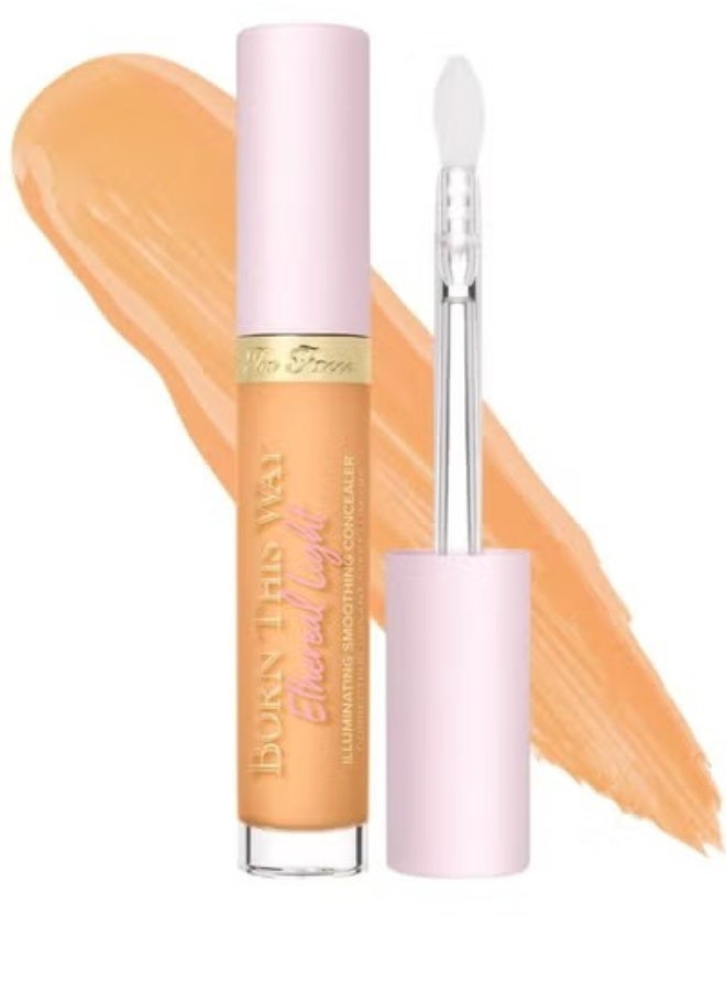 توب فيسد للمستحضرات التجميلية خافي عيوب البشرة تو فيسد بورن ذيس واي إيثيريل لايت المضيء والمنعم بيسكوتي - متوسط ​​مع ألوان تحتية ذهبية 5 مل - Image 1