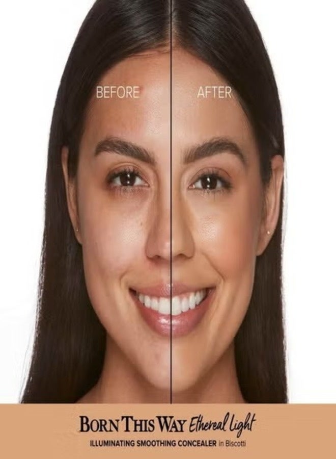 توب فيسد للمستحضرات التجميلية خافي عيوب البشرة تو فيسد بورن ذيس واي إيثيريل لايت المضيء والمنعم بيسكوتي - متوسط ​​مع ألوان تحتية ذهبية 5 مل - Image 3