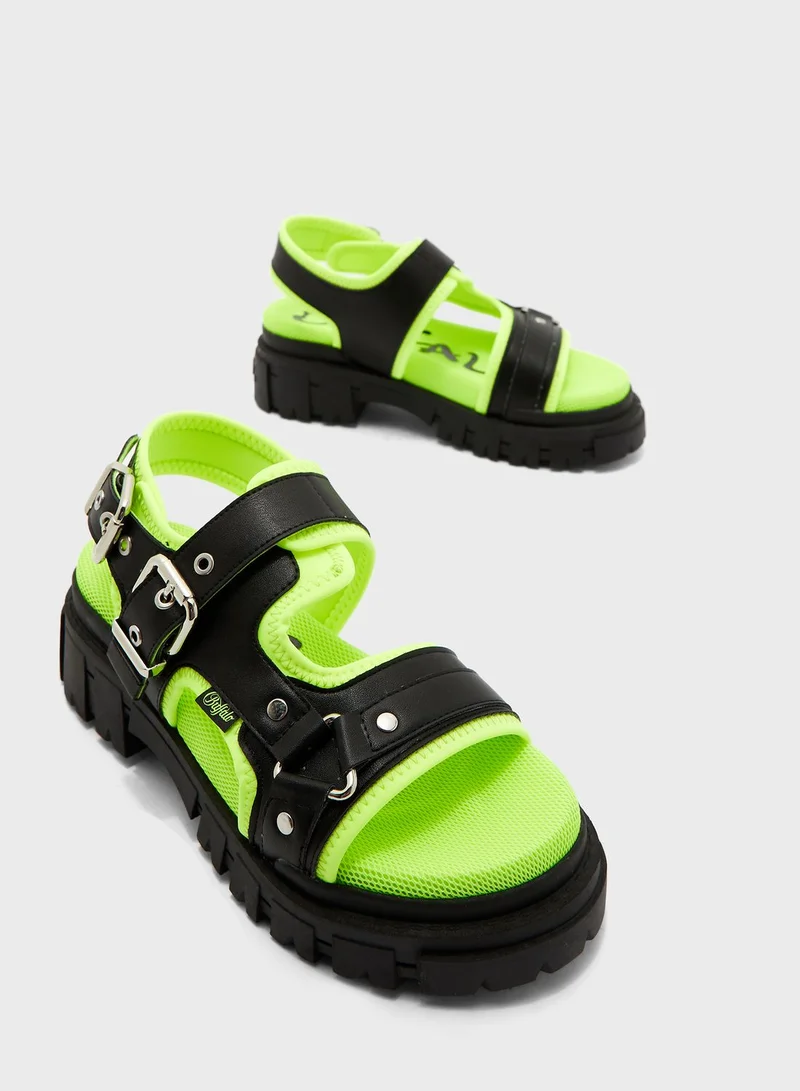 Buffalo Jorja Platform Sandals