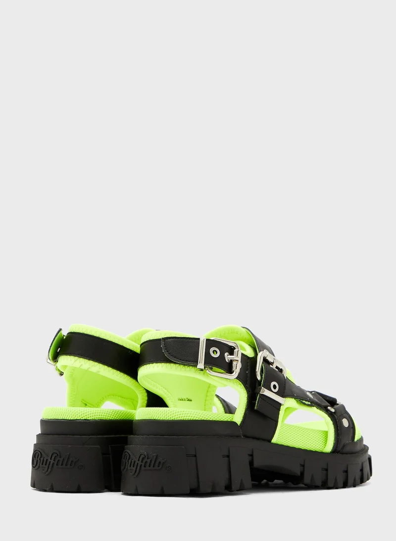 Buffalo Jorja Platform Sandals