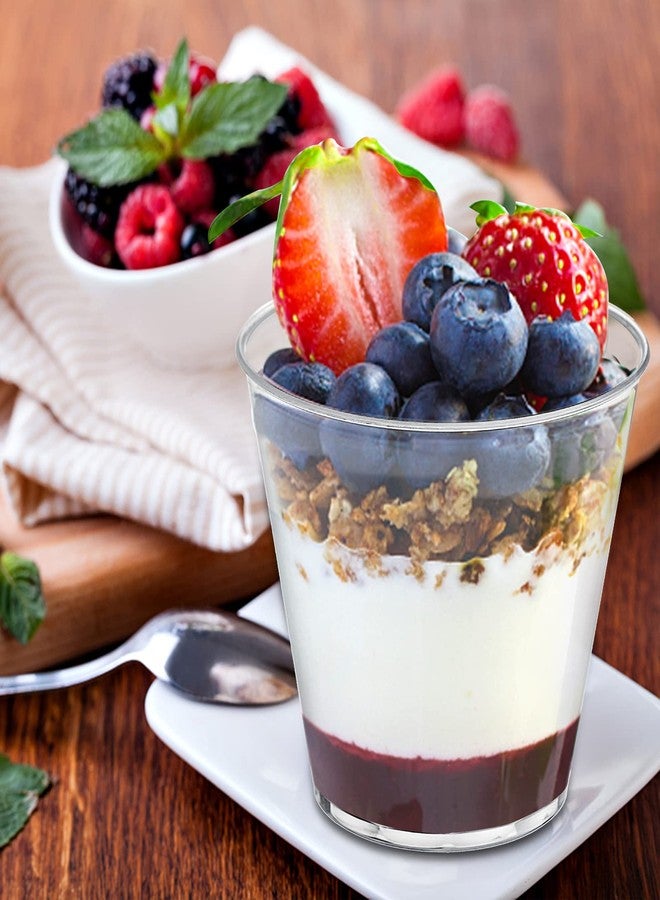 Tebery 200 Pack Small Clear Plastic Tumblers Cups, 5oz Hard Disposable Cups Bulk Plastic Party Punch Cups - Image 5