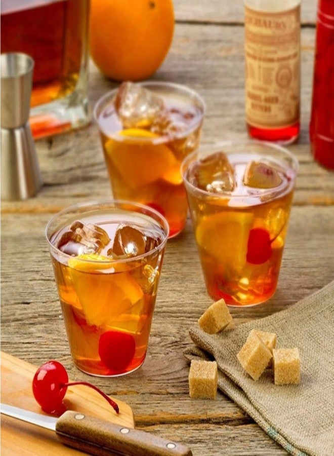 Tebery 200 Pack Small Clear Plastic Tumblers Cups, 5oz Hard Disposable Cups Bulk Plastic Party Punch Cups - Image 4