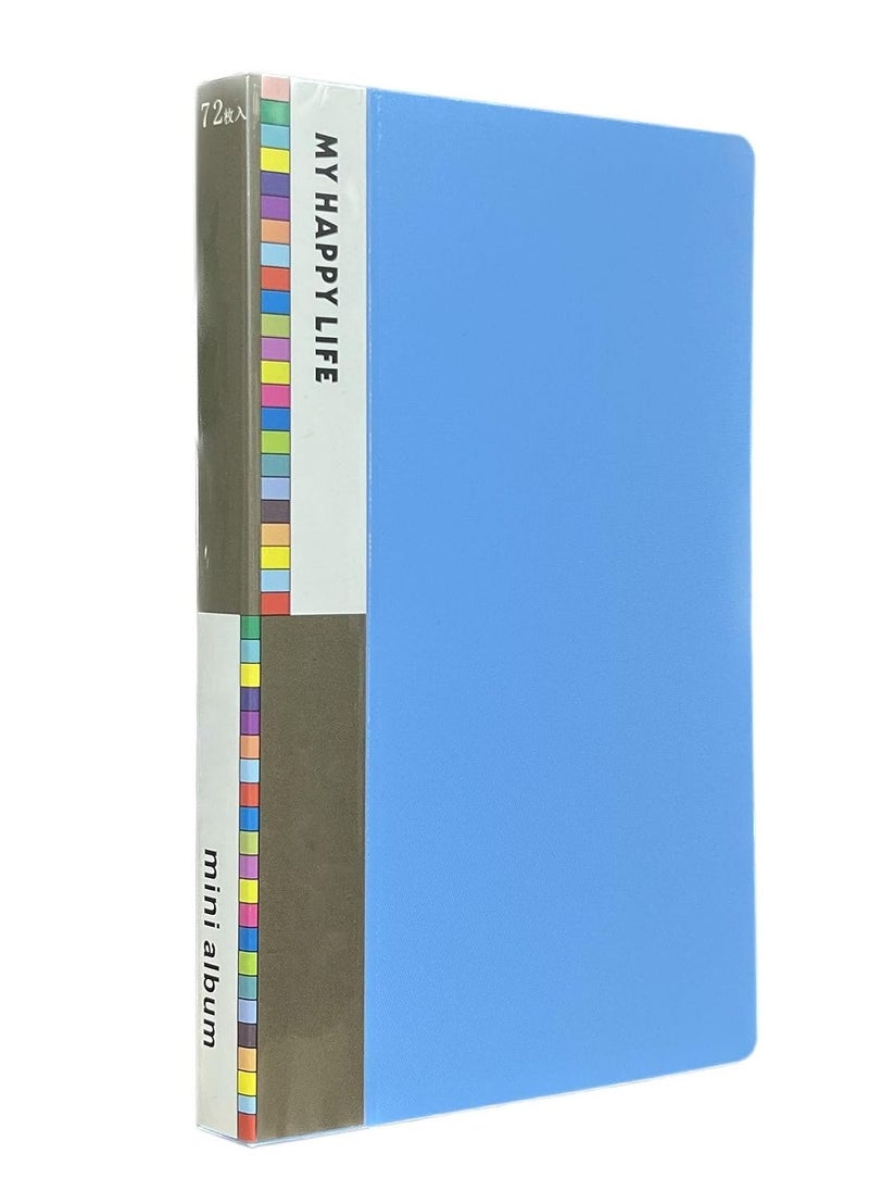 CAUIL 72 Pockets Photo Album - Fits for Fujifilm Instax Mini 11 Mini 9 Mini 8 Mini 90 Mini 25, Polaroid Snap PIC-300, Kodak Mini 3-Inch Film (Blue)  - Image 1