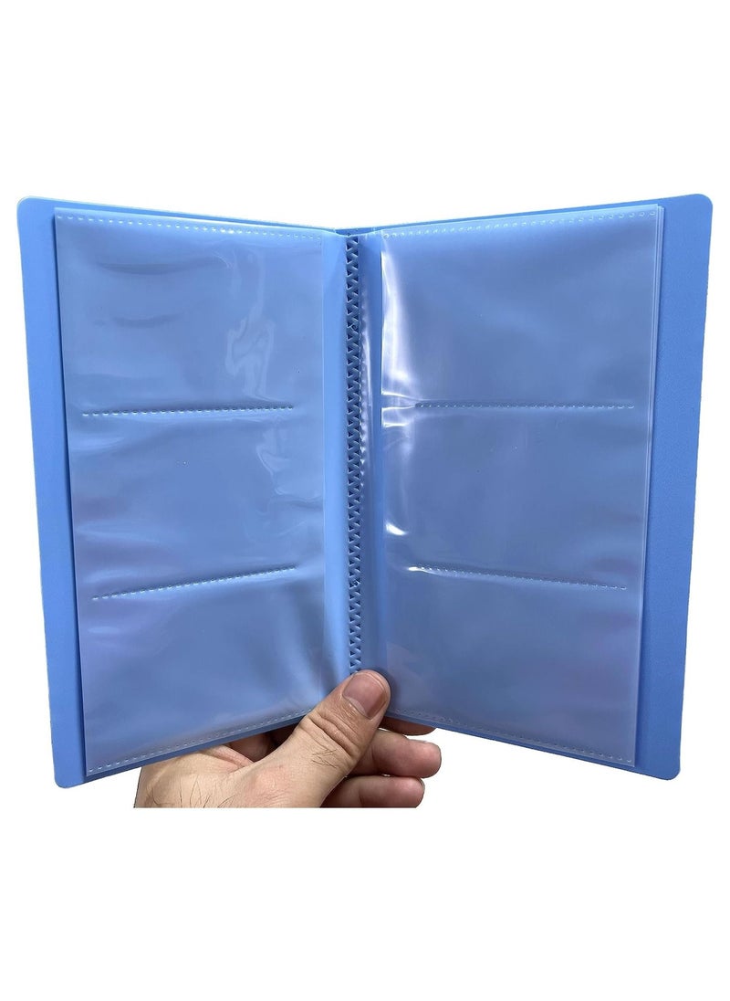 CAUIL 72 Pockets Photo Album - Fits for Fujifilm Instax Mini 11 Mini 9 Mini 8 Mini 90 Mini 25, Polaroid Snap PIC-300, Kodak Mini 3-Inch Film (Blue)  - Image 2