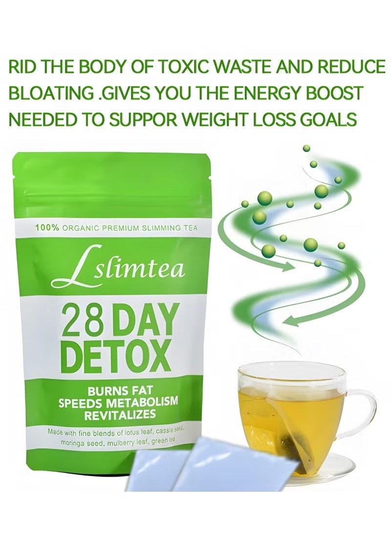 Wins Town 28 Day Detox Slimming Weight Loss Tea , Boost Metabolism, Suppress Appetite, Detoxify and Slim Down,Promotes Fat Digestion and Absorption, Aids Bowel Movement, Supports Stomach Health, Reduces Accumulation of Abdominal Fat  - Image 5