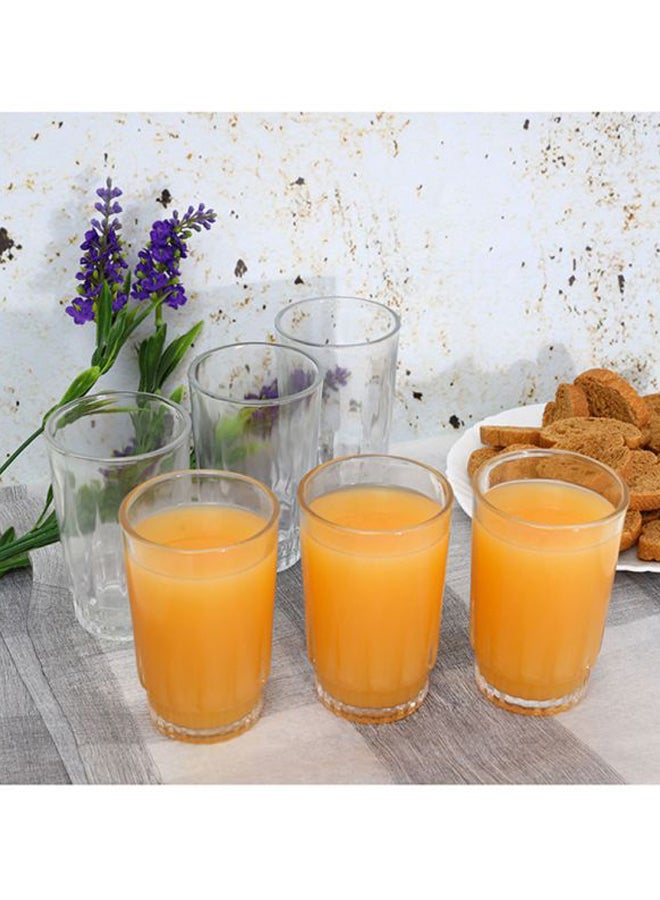 Royalford 6 Pieces Glass Tumbler Set 256Ml /8.5Oz Premium Quality Glassware Durability And Elegance Clear - Image 5