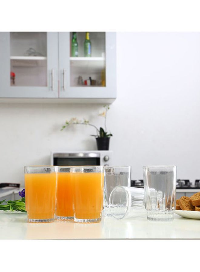 Royalford 6 Pieces Glass Tumbler Set 256Ml /8.5Oz Premium Quality Glassware Durability And Elegance Clear - Image 4