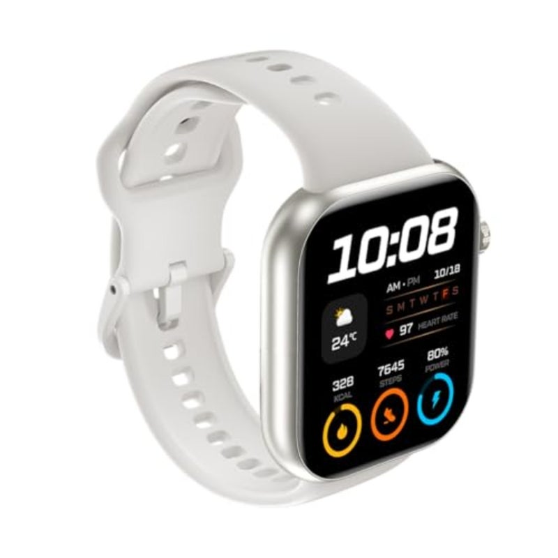 Choice Watch 2i Smartwatch, 1.85″ AMOLED Display, 14-Day Battery, Bluetooth Calling, Heart Rate and SpO₂ Monitoring, 109 Sports Modes, IP68 Water-Resistant, Android and iOS, White - Image 3
