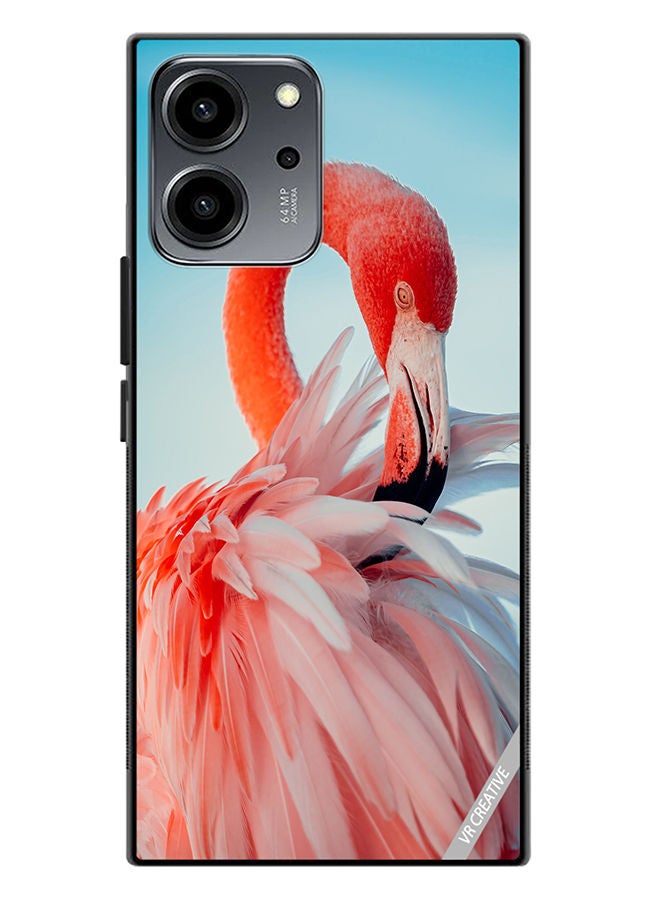 VR CREATIVE Protective Case Cover For Honor 80 SE Flamingo Design Multicolour - Image 1