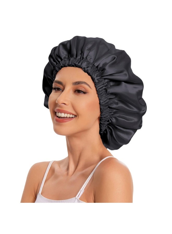 Satin Bonnet for Sleeping - Silk Hair Bonnet for Women With Natural Hair - Image 5