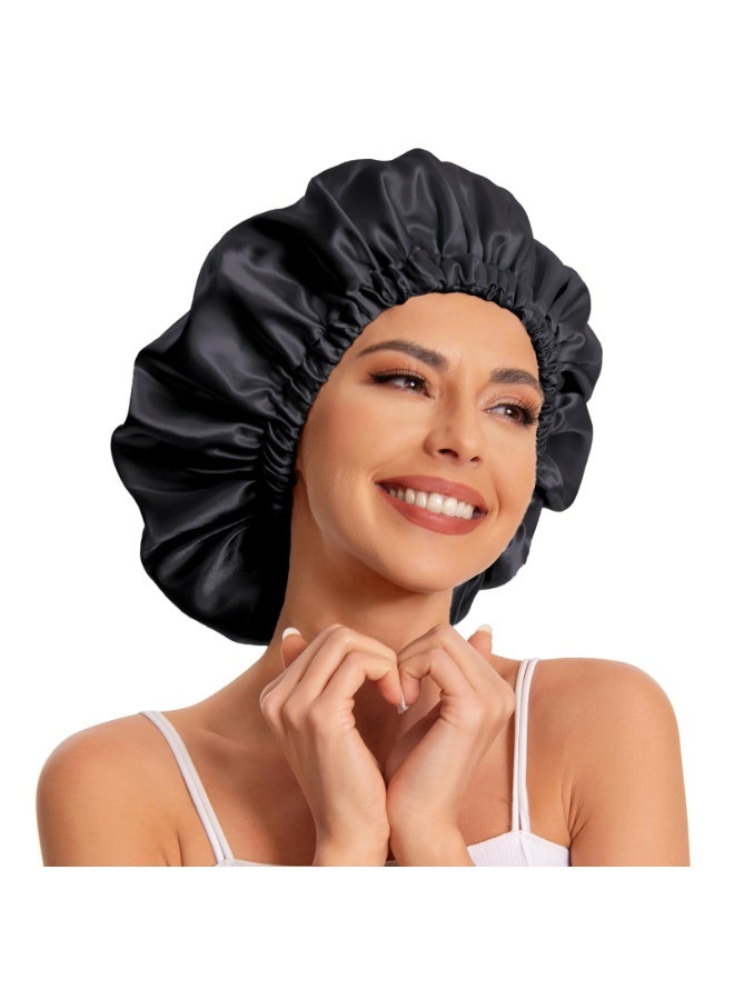 Satin Bonnet for Sleeping - Silk Hair Bonnet for Women With Natural Hair - Image 1