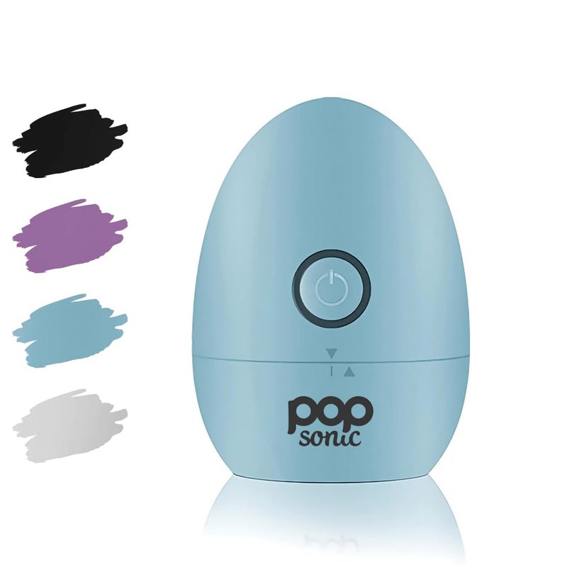 Pop Sonic Moon Shaver Slate Face Body Shavers for Men Women 3 Floating Rotary Heads Face Shaver wRemovable Cap Long Lasting Lithiumion Battery Portable Electric Shaver Leg Shaver