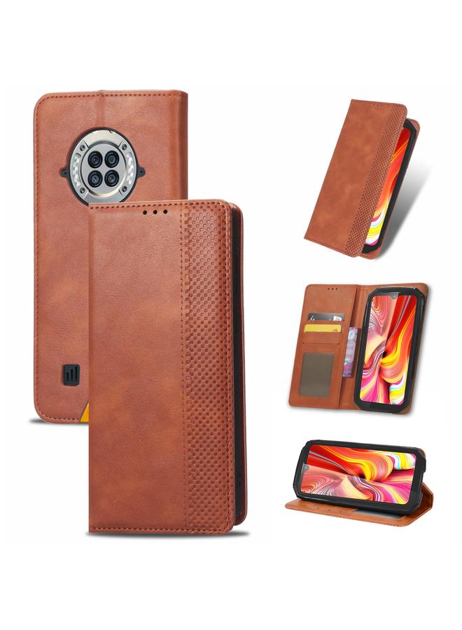 Zaboon Case For Doogee S96 Pro Magnetic Buckle Retro Texture Leather Phone Case - Image 1