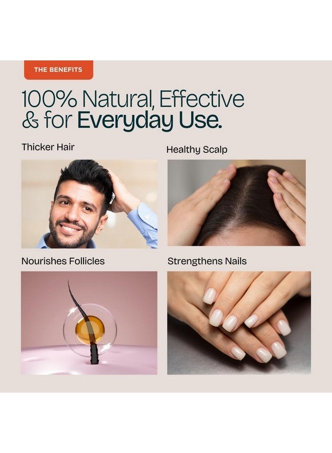 Puretive بورتيف هير ريفايف | مسحوق البيوتين النباتي | يعزز صحة الشعر ويكافح تساقط الشعر | يعزز نمو الشعر - 100% نقي، غير معدل وراثيًا، نباتي | غذاء خارق للاستخدام اليومي | فقط اخلط واشرب | 100 جرام - Image 2