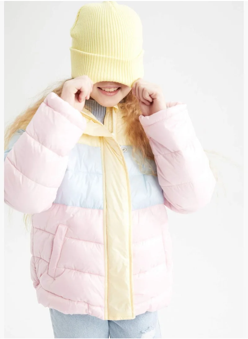 DeFacto Girl Hooded Long Sleeve Jacket