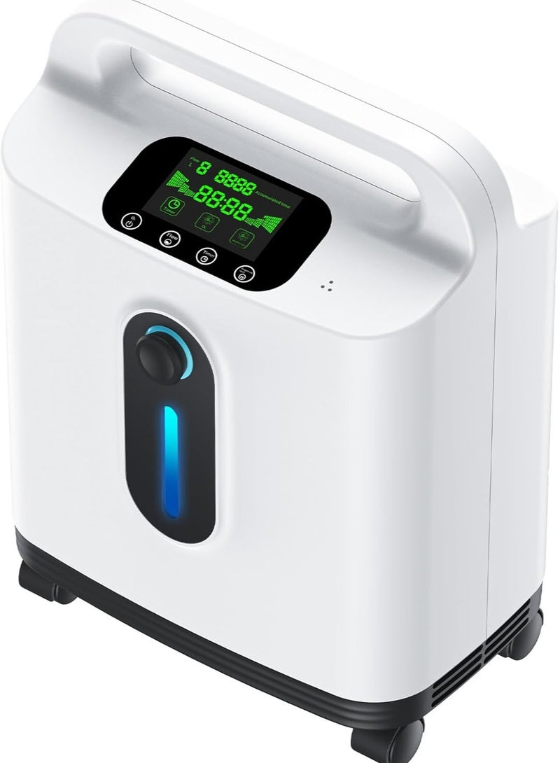 Oxygen Concentrator Machine,1-8L Adjustable Oxygen Concentrator,Low Noise Portable Oxygen Generator,Oxygen Concentrator for Home Use - Image 1