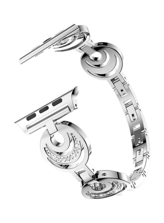 Voberry Replacement Band For Apple Watch Series 4 40mm Silver - Image 1