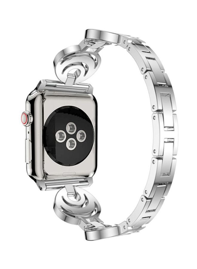 Voberry Replacement Band For Apple Watch Series 4 40mm Silver - Image 2