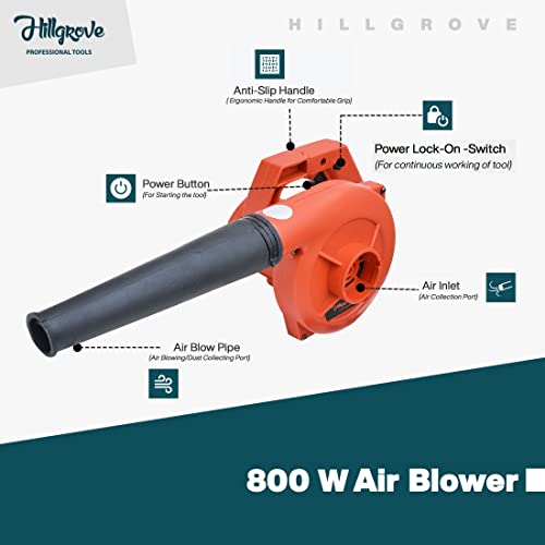 Hillgrove HGCM1256M1 800W-18000RPM Electric Air Blower and Suction Dust Cleaner for AC/Computer/Home with Air Blower Fan Machine Gun Dust Cleaning Forward Curved Air Blower - Image 2