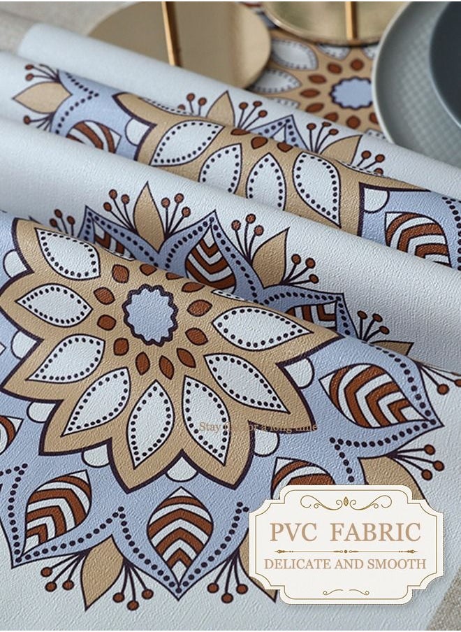 HomarKet Oil And Water Proof Table Cloth Multicolour 140x220cm  - Image 4